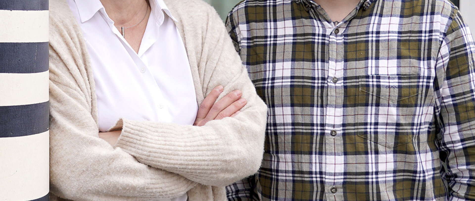 Maike Winkler, Leiterin des Beratungs- und Therapiezentrums Leer, sowie Alexander Völler, Leiter des Sprachheilkindergartens.
